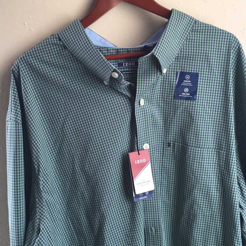 {IZOD} Causal Button-Down Long Shelve Shirt